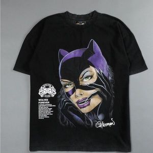 Darc Sports “Careful What You Wish For” Cat Woman Premium Oversized Tee. NWT.